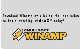 Download Winamp by clicking here to begin watching!